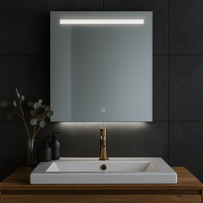 Wiesbaden Ambi Spiegel Condensvrij 60x60cm met Led Verlichting